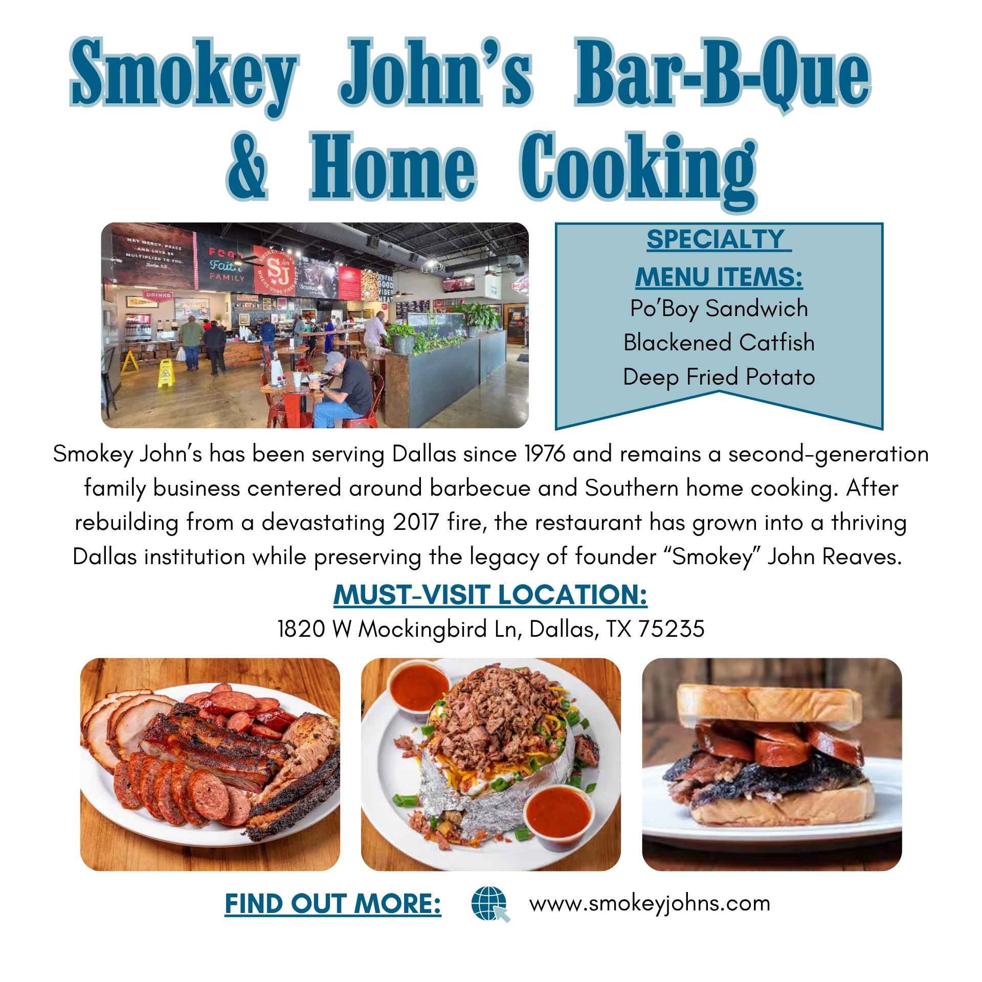 Smokey John's Bar-B-Que & Home Cooking