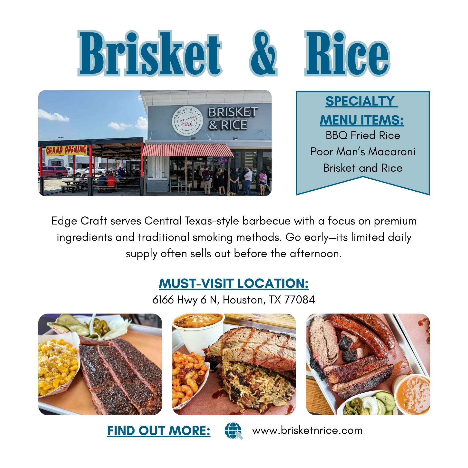 Brisket & Rice