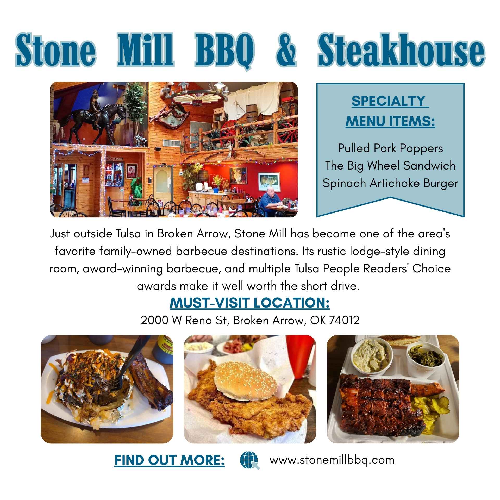 Stone Mill BBQ & Steakhouse